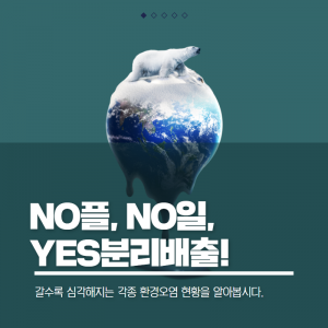 NO플, NO일, YES분리배출